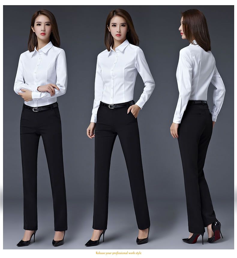 女士長袖襯衫定做圖片