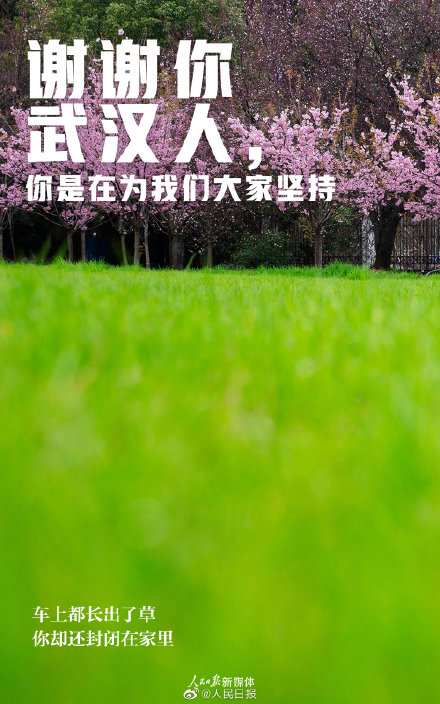 謝謝武漢人的堅(jiān)持