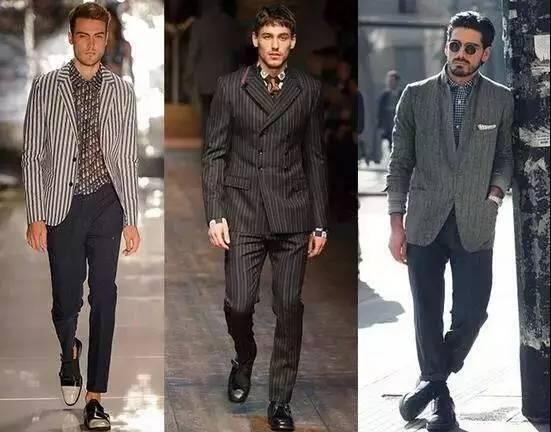 條紋西裝外套怎么搭配